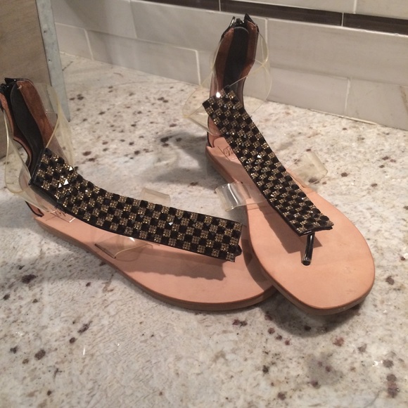 vintage by jeffrey Campbell Shoes - Vintage By Jeffrey Campbell Checkmate sandal size9